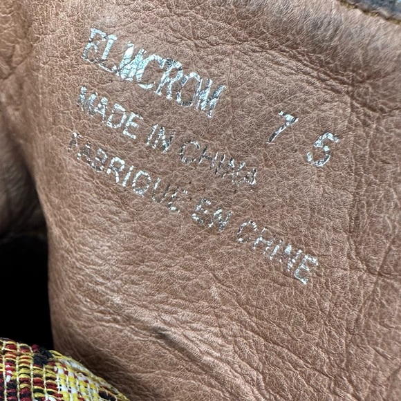 Jeffrey Campbell Women's Elcrom Tapestry Lace Up Heel Bootie Size 7.5 - Picture 10 of 10